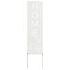 vidaXL &Eacute;cran de confidentialit&eacute; de jardin Fretwork Blanc 32 x 140 cm