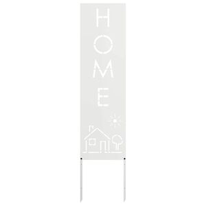 vidaXL &Eacute;cran de confidentialit&eacute; de jardin Fretwork Blanc 32 x 140 cm