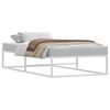 vidaXL Cadre de lit sans matelas blanc 90x200 cm m&eacute;tal
