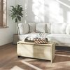 vidaXL Table basse ch&ecirc;ne sonoma 90x50x41,5 cm bois d'ing&eacute;nierie