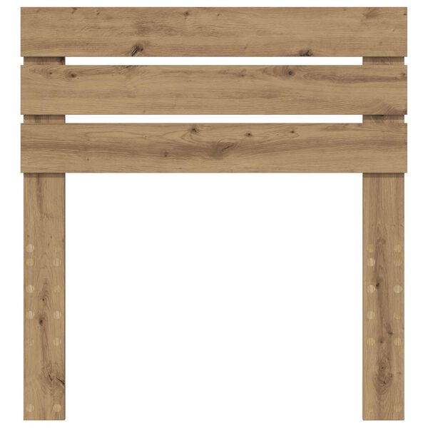 vidaXL T&ecirc;te de lit Ch&ecirc;ne artisanal 75 cm Bois d'ing&eacute;nierie