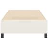 vidaXL Cadre de lit plateforme Cr&egrave;me 90 x 200 cm tissu