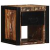 vidaXL Tables de chevet 2 pcs multicolore 40x35x40cm bois r&eacute;cup&eacute;ration