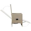 vidaXL Ensemble &agrave; manger de jardin 5 pcs Beige