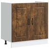 vidaXL Armoire de cuisine Kalmar 2 pcs Marron 80 x 46 x 81.5 cm