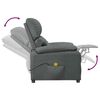 vidaXL Fauteuil de massage Gris foncé Tissu