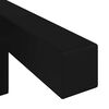 vidaXL Pieds debout 2 pcs Noir 57 x 57 x 100 mm Fer