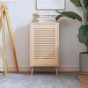 vidaXL Porte d'armoire &agrave; persiennes 61,5x39,4 cm bois de pin massif