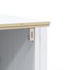 vidaXL Meubles de salle de bain 3 pcs BERG blanc bois de pin massif