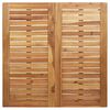 vidaXL Table&agrave;manger Marron 90 x 90 x 75 cm Bois d'Acacia Massif
