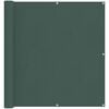 vidaXL &Eacute;cran de balcon Vert fonc&eacute; 110 x 600 cm Tissu Oxford