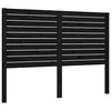 vidaXL Cadre de lit sans matelas noir bois massif