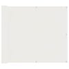 vidaXL &Eacute;cran de balcon Blanc 100 x 800 cm Tissu Oxford