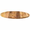 vidaXL Dessus de table &Oslash; 80x3,8 cm rond bois massif de manguier brut