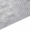 vidaXL Nez de marche Rectangulaire 2 pcs Argent&eacute; 80 x 20 cm Aluminium