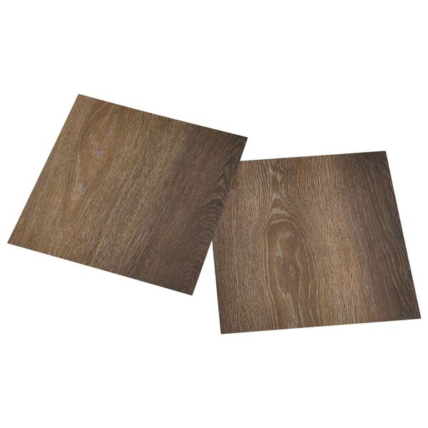 vidaXL Planches de sol 55 pcs Marron 5,11 m&sup2; PVC