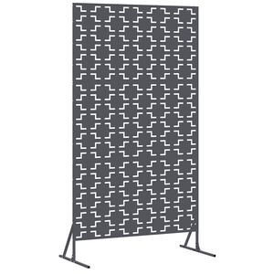 vidaXL &Eacute;cran de confidentialit&eacute; 100 x 50 x 180 cm Acier Anthracite