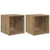 vidaXL Ensemble meuble TV 2 pc Ch&ecirc;ne artisanal Bois d'ing&eacute;nierie