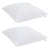 vidaXL Couette avec Oreillers avec oreiller 3 pcs Blanc Microfibre