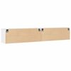 vidaXL Armoires murales 2 pcs Blanc 100x30x35 cm Bois de pin massif