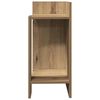 vidaXL Tables d'appoint 2pcs avec &eacute;tag&egrave;re ch&ecirc;ne artisanal 25,5x27x60cm