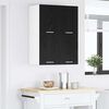 vidaXL Armoire suspendue Ch&ecirc;ne noir et Blanc 60 x 31 x 40 cm