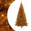 vidaXL Sapin de No&euml;l Dor&eacute; 180 cm PET