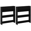 vidaXL Cabinet &agrave; chaussures 2 pc 86 x 18 x 90 cm Bois d'ing&eacute;nierie