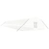 vidaXL Serre avec cadre en acier blanc 144 m&sup2; 24x6x2,85 m