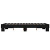 vidaXL Cadre de lit sans matelas noir 120x200 cm