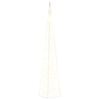 vidaXL C&ocirc;ne lumineux d&eacute;coratif &agrave; LED Acrylique Blanc chaud 90 cm