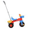 vidaXL Tricycle pour enfants avec poign&eacute;e pour parents Multicolore