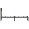 vidaXL Cadre de lit sans matelas ch&ecirc;ne sonoma 120x190 cm
