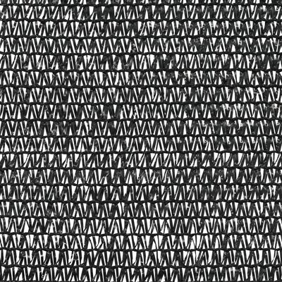vidaXL Filet brise-vue Noir 1x10 m PEHD 75 g/m²