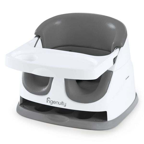 Ingenuity Si&egrave;ge d'appoint pour b&eacute;b&eacute; 2 en 1 Baby Base Ardoise