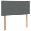 vidaXL Lit avec rangement et matelas Gris fonc&eacute; 90 x 200 cm
