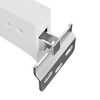 vidaXL Support de Meuble Suspendu 2 pcs Blanc 70 x 48 x 19 mm
