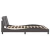 vidaXL Cadre de lit sans matelas Zadar gris 180x200 cm similicuir