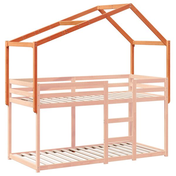 vidaXL Toit de lit pour enfants 203x95,5x142 cm bois de pin massif