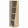 vidaXL Meuble d'angle 27,5x27x102cm Bois d'ing&eacute;nierie Ch&ecirc;ne Sonoma