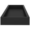 vidaXL &Eacute;tag&egrave;res murales Loggia 4 pcs Noir 60x15x4 cm MDF