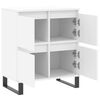 vidaXL Buffet Blanc 60x35x70 cm Bois d'ing&eacute;nierie