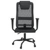 vidaXL Chaise de bureau réglable en hauteur noir