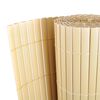 vidaXL Panneaux de cl&ocirc;ture Jaune PVC