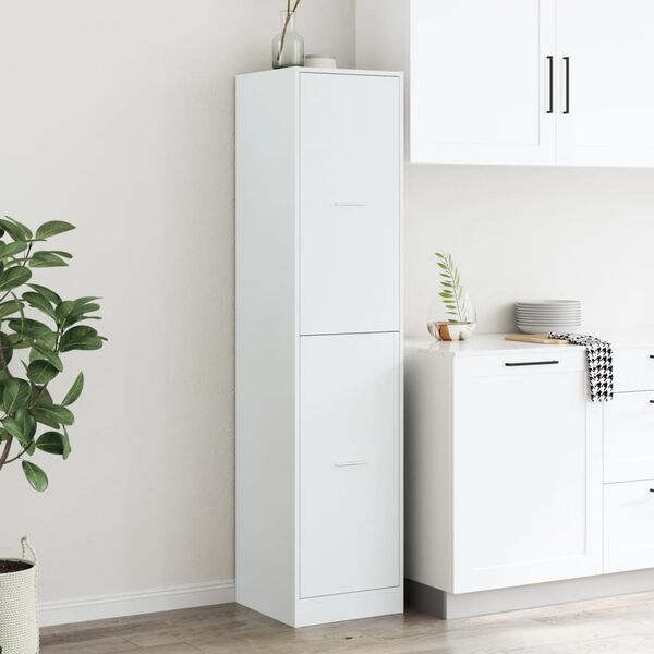 vidaXL Armoire d'apothicaire blanc 40x41x174,5 cm bois d'ing&eacute;nierie