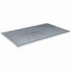 vidaXL Grille Argent 30 x 30 x 2 cm Acier galvanis&eacute; &agrave; chaud