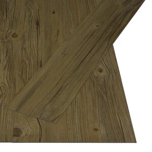 vidaXL Planches de Sol Autocollantes Nature 32 pcs Marron 4,46 m&sup2; PVC