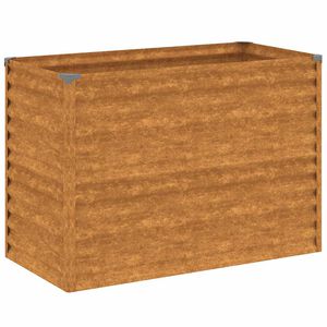 vidaXL Jardini&egrave;re sur&eacute;lev&eacute;e 100x50x69 cm Acier Corten
