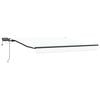 vidaXL Auvent r&eacute;tractable Blanc 300 x 250 cm Tissu et Aluminium