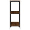 vidaXL Table console ch&ecirc;ne marron 102x35x90 cm bois d'ing&eacute;nierie
